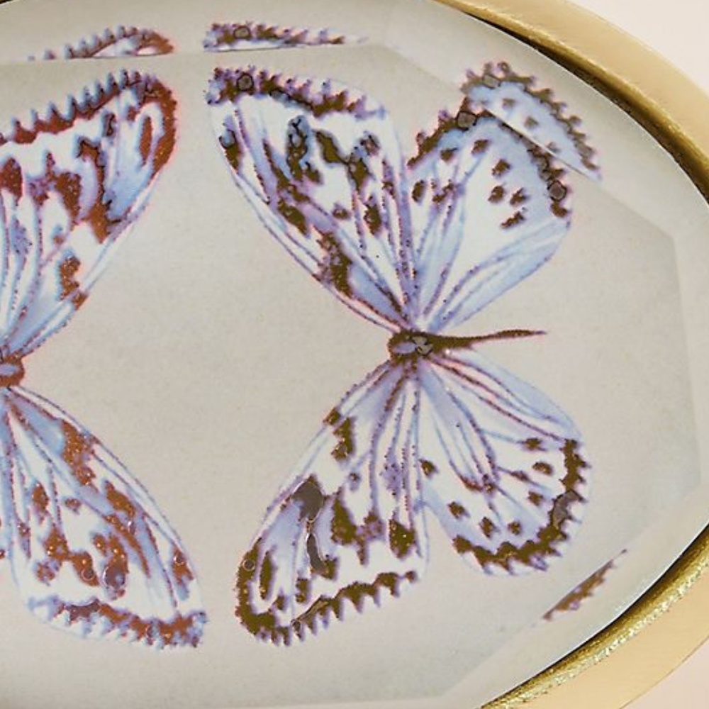 ANTHROPOLOGIE Aria Butterfly Knob set of 2 NWT - Picture 3 of 6